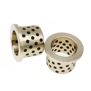 Cojinete Deslizante Autolubricante con Brida JFB2020 de Bronce y Grafito para Alta Temperatura, Libre de Mantenimiento - Product Image 1