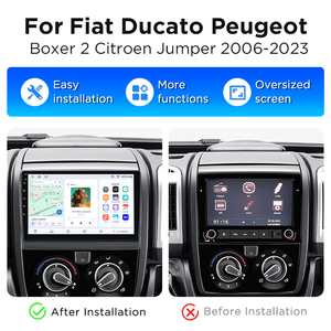 Junsun <b>Wireless</b> Carplay Car Radio for Fiat Ducato 2006-2013 Car GPS Navigation Multimedia Player For Fiat Ducato Android Video - Product Image 2
