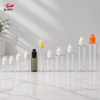 Flacon compte-gouttes en PET de 5 ml à 120 ml avec bouchon CRC anti-écrasement, pour liquides, huiles essentielles, e-liquides, 3 mg, 6 mg, portable