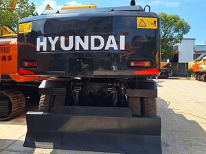 Excavadora grande vendedora caliente Hyundai 210W-9t Excavadora de ruedas usada 21T Excavadoras usadas Precio barato - Product Image 3