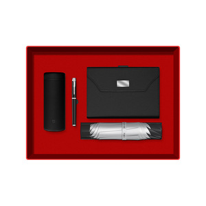 Ensemble cadeau d'affaires Xiaomi, tasse thermos à fermoir argenté pliable, logo personnalisé, promotion d'événements d'entreprise, produit de bureau - Product Image 1