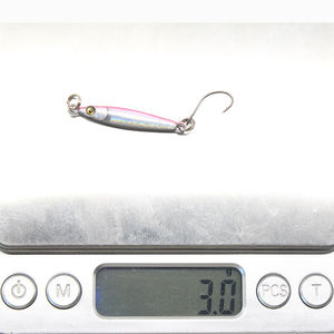 Nouvelle arrivée 3g 5g Mini métal Jig leurre avec crochet Jigging bionique dur appât petit plomb poisson Micro métal Jig <span class=keywords><strong>Microjig</strong></span> leurre - Product Image 4