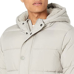 High Street <b>Pattern</b> Lightweight Winter Puffer <b>Jackets</b> Best Selling Custom Made Solid Color Mens Hooded Puffer <b>Jacket</b> Outdoor Use - Product Image 5