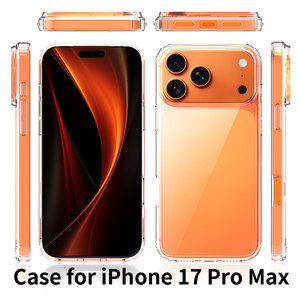 Funda transparente Laudtec para teléfono con TPU+PC a prueba de golpes y agua, anti-huellas, tacto suave, para iPhone 18 Pro - Product Image 1