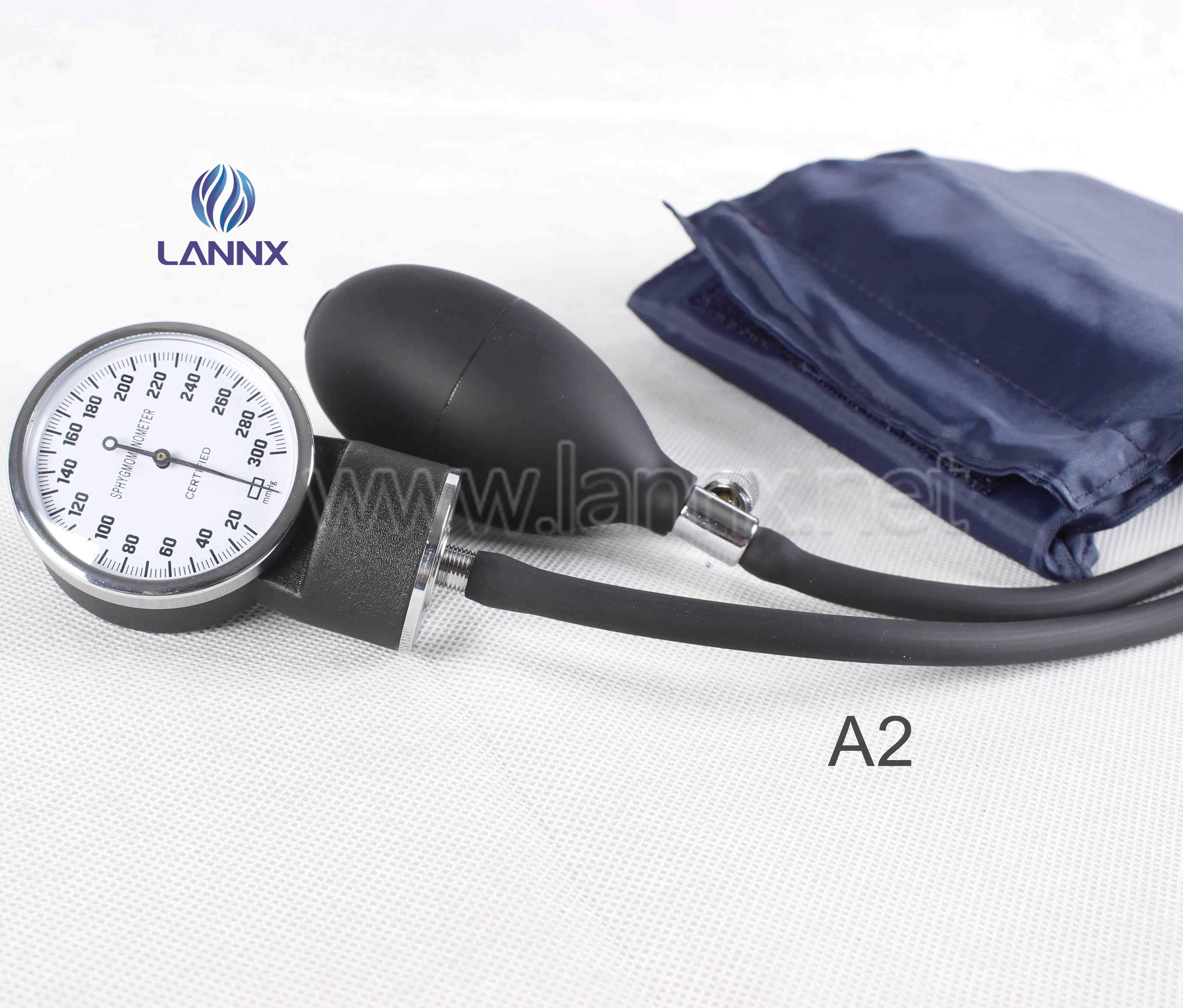 LANNX A2 Tensiometer Digital Monitor Tekanan Darah, Baru Stetoskop Aneroid Sphygmomanometer dengan Stetoskop