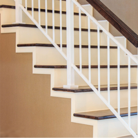 Maison Balcon Escalier Balustre Couloir Intérieur Galerie Garde-corps Forgé Acier Handicap Rampe Rails