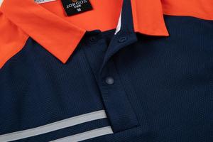 Camisetas Polo Unisex de Manga Corta con Bloques de Color, Logotipo Personalizado, Secado Rápido, Malla Transpirable, 100% Poliéster, Uniformes Regulares para Hoteles - Product Image 4