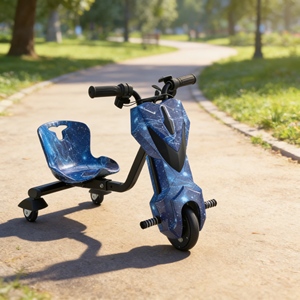Mini <span class=keywords><strong>Drift</strong></span> <span class=keywords><strong>Trike</strong></span> Électrique Populaire pour Enfants - Kart de Course à Pédales Extrême pour le Divertissement des Enfants - Product Image 2
