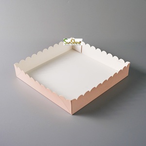 SunShine Portable Square Kraft Paper Cake Box 4/6/8/10/12 Inch Wholesale Birthday Baking & Packaging Boxes - Product Image 6