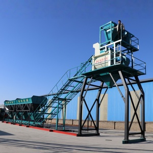 Instalasi cepat efisiensi tinggi 90m3h Output Foundation gratis MHZS90 beton Batching tanaman untuk Kontraktor - Product Image 5