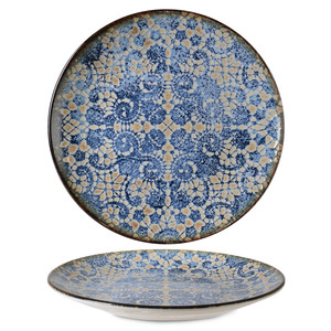 Plato de Cena Rinart Bluet, Porcelana Fina con Impresión Digital Premium, 30 cm, Suministros para Hoteles, Vajilla al por Mayor - Product Image 1