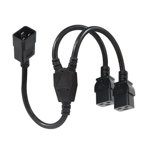 Dual-Entry-Kabel Hiend-Netz kabel C20 zum Splitter 20A Iec C19-Anschluss