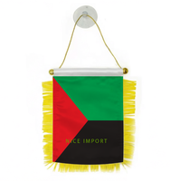 Drapeau national d'Haïti, mini-drapeau en polyester 15*10 cm, décoration nationale pour les événements sportifs scolaires, les festivals patriotiques