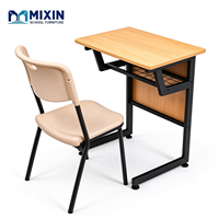 Tables et chaises modernes pour étudiants des Philippines, ensemble de bureaux d'étude pour écoliers, mobilier scolaire en PP, mobilier scolaire en plastique