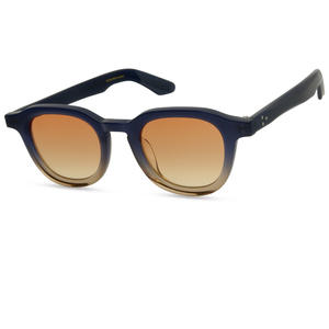 Gafas de Sol Unisex MOOHE Vintage con Remaches, Montura de Acetato Polarizado Verde, Protección UV400, Aro Completo, Redondas, Ligeras y Duraderas - Product Image 2