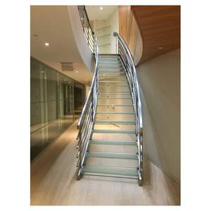 <span class=keywords><strong>Escalier</strong></span> incurvé Prima balayant courbé avec des marches en bois et des mains courantes <span class=keywords><strong>Escalier</strong></span> - Product Image 6