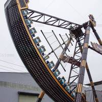 Grand bateau viking de 40 places, manège pirate et attractions de fête foraine pour événements extérieurs