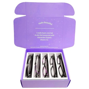 Emballage en carton personnalisé boîte cadeau couvercle amovible 2 pièces couvercle et boîte de base avec insert en mousse - Product Image 1