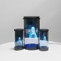 Hologrammes interactifs numériques Ai Holo, boîtes lumineuses publicitaires Android de 6 pouces, technologie innovante pour l'équipement