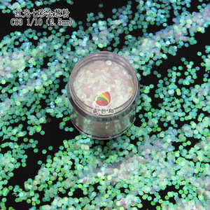 C03 <b>Red</b> Light Iridescent <b>Glitter</b> Powder 2.5mm Craft Supply For Resin Art - Product Image 1