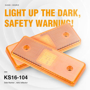 Feu <span class=keywords><strong>de</strong></span> <span class=keywords><strong>gabarit</strong></span> LED orange homologué DOT KS16-104 12V 4LED IP65 pour camion, <span class=keywords><strong>remorque</strong></span>, bus, véhicule utilitaire - Product Image 2