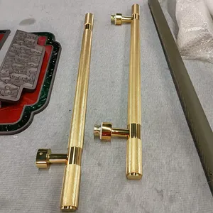 2023 New Design Customized Brass Commercial Hotel Project Solution Glass Door Pull Handle