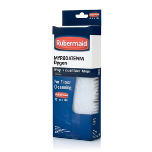 Rubbermaid Hygen <b>Microfiber</b> <b>Mop</b> Pad White 12 In X 18 In For <b>Floor</b> Cleaning - Product Image 2