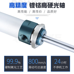กระบอกลมนิวแมติกแบบสองทาง รุ่น Zone Miniature Cylinder Mal25 32 40x100  ทำจากอะลูมิเนียม พร้อมเกลียวมาตรฐาน - Product Image 4