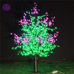 Luz LED Decorativa para Árbol de Lila, Resistente al Agua, para Exteriores, Adorno Majestuoso para Jardín Comunitario y Áreas Abiertas, en Venta - Product Image 2