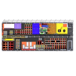 इनडोर पेशेवर कूद बाधाओं पाठ्यक्रम इनडोर Trampoline के लिए पार्क बच्चों वयस्क - Product Image 5