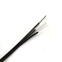 Rollo de Cable de Acometida FTTH de 1 Hilo de Fibra Óptica 1 Núcleo 2 Núcleos 4 Núcleos G652D G657A1 1km 2km