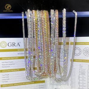 قلادة سوار سلسلة تنس للرجال والنساء - Product Image 5
