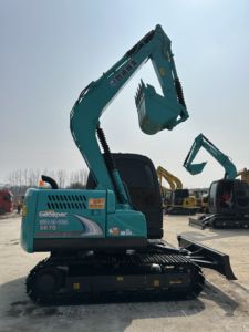 <strong>Kobelco</strong> SK75 Used Excavator 2023 Model 0.2m Bucket Crawler Machine Japan Components PLC Gearbox Engine Sale - Product Image 2