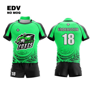 Kit de Rugby à sublimation personnalisée avec logo et couleurs de l'équipe personnalisée Kit de rugby en tissu léger de haute qualité - Product Image 3