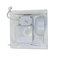 Ventilateur d'extraction à économie d'énergie avec lumière LED, faible bruit, clapet anti-retour, pour salle de bain et cuisine