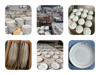 Assiettes de Dîner en Porcelaine Blanche Pure en Gros, Assiettes Plates en Céramique pour Hôtels, Plats de Service, Assiettes à Dessert, Logo Personnalisé, 10,5 pouces