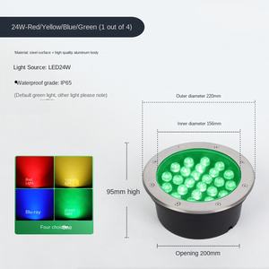 Luz de calle de jardín enterrada solar LED IP66 impermeable al aire libre para luces de césped de paisaje - Product Image 6