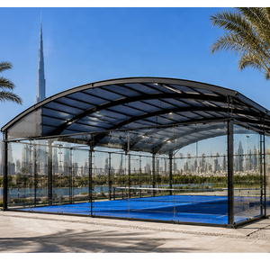 Toit panoramique pour terrain de padel, modulaire, durable, réglable, imperméable, pour <span class=keywords><strong>club</strong></span> sportif extérieur - Product Image 1