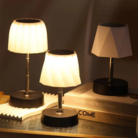 Lampe de table LED sans fil, à intensité variable au toucher, rechargeable par USB, moderne, pour chevet, bureau, chambre, salon, hôtel, restaurant