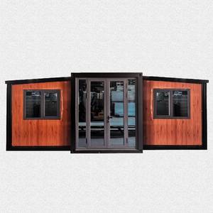 Sẵn sàng làm 20ft mở rộng 40ft thép nhẹ gấp nhà <span class=keywords><strong>CONTAINER</strong></span> đúc sẵn 5 Bảng điều khiển bánh sandwich biệt thự nhà <span class=keywords><strong>prefab</strong></span> - Product Image 1