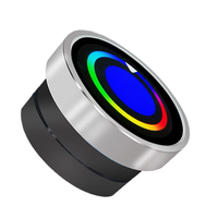 Wisecoco Pantalla Redonda Inteligente de 360*360 con Perilla, Pantalla LCD TFT de 1.52 Pulgadas con Interruptor de Perilla para Hogar Inteligente