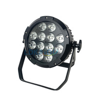 Canettes lumineuses avec télécommande IR 12x18W 6 en 1 RGBWA, UV, led, pour éclairage de scène de mariage, avec batterie et contrôle dmx