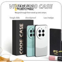 Weview Étui de téléphone portable de luxe 2-en-1 antichoc en PU+TPU pour VIVO X200/X200 Pro Mini/Pro