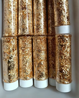 2g/Bouteille de paillettes de feuilles d'or de luxe pour gâteaux, pâtisseries, desserts, garnitures et décorations pour la Saint-Valentin, fournitures de pâtisserie