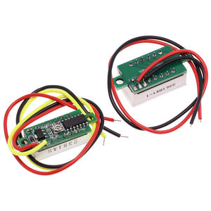 0.28 Inch 0.36 Dc 0-100V 2 Lijn 3 Draad <span class=keywords><strong>Mini</strong></span> Gauge Voltage Meter <span class=keywords><strong>Voltmeter</strong></span> Hoofd Led Display digitale Panel Meter Detector Gereedschappen - Product Image 2