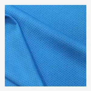 Clothing material 100% Polyester functional dry fit moisture wicking mesh fabric for sportswear