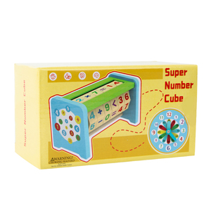 Cube numérique en bois pour enfants, calculatrice éducative mixte (<span class=keywords><strong>addition</strong></span>, soustraction, <span class=keywords><strong>multiplication</strong></span>, division) - Product Image 6