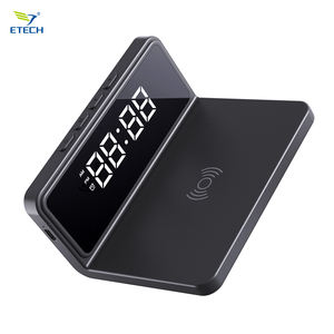 Réveil avec chargeur sans fil rapide et affichage de l'heure |   15W certifié Qi |   Réveil intelligent avec port USB-C - Utilisation en intérieur - Product Image 5