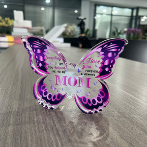Dropshipping personalisierte individuelle Acryl-Platte Paar Gedenktag Herz Acryl-Platte Steh Home Dekoration Muttertagsgeschenk - Product Image 6