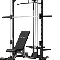 Station de câble réglable entraîneur fonctionnel prix d'usine multifonction Smith Machine usage domestique matériel de fer